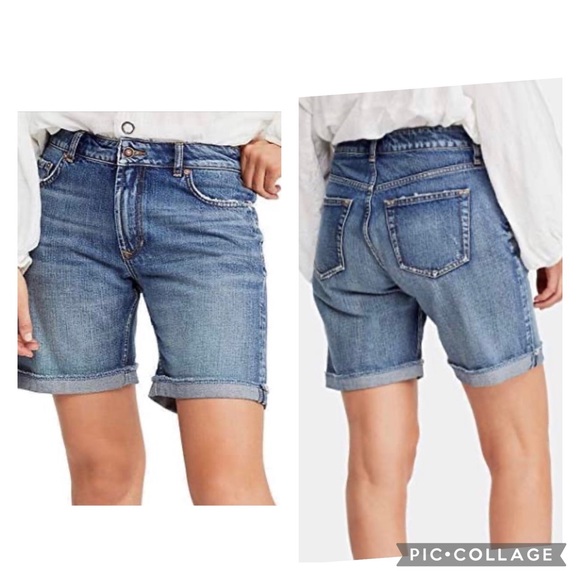 New WE THE FREE PEOPLE Women’s IVY Denim Shorts